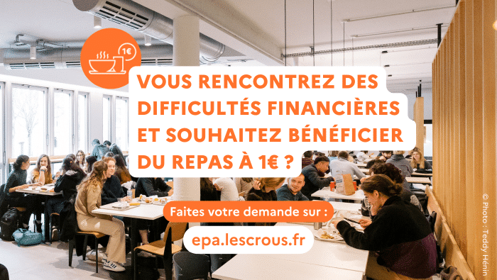 Comment bénéficier du repas Crous à 1€ ? 33 Repas1euro Article