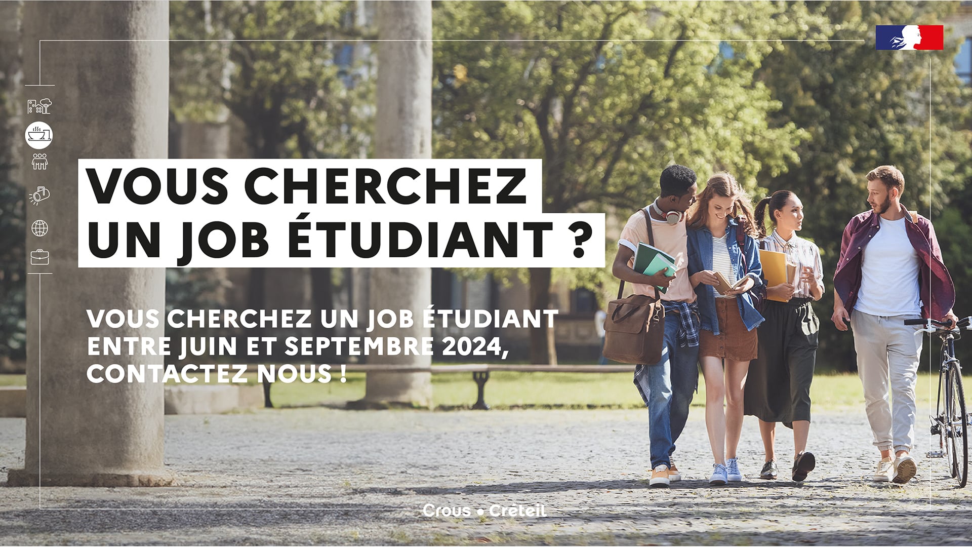 Vous cherchez un job étudiant ? Crous Créteil